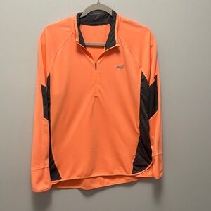 New Balance Men's Performance Jacket in Orange and Black